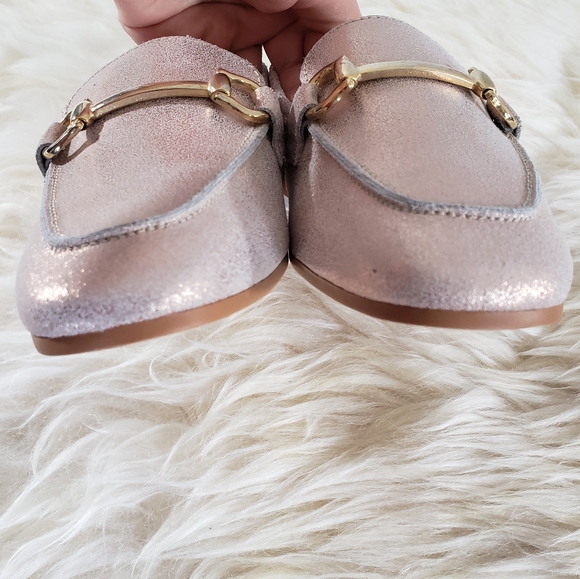 NWOB Pazolini Made In Italy Metalic Slip On Loafers Women's Size 36 EU /5.5-6US - Picture 7 of 7